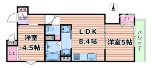 クリエオーレ一津屋Ⅰの物件間取画像